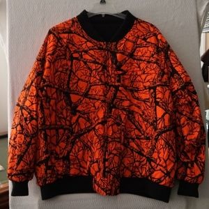 Cabela's orange seclusion blaze reversible hunting jacket 3XL